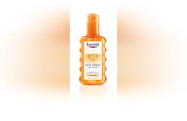 New by Eucerin: Transparent Sun Spray with SPF 50 