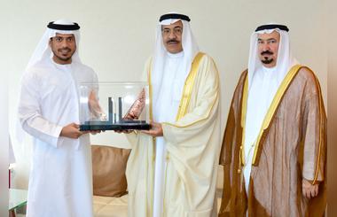 Sultan bin Tahnoon Receives  Bahrains ICC Board of Trustees Vice Chairman 