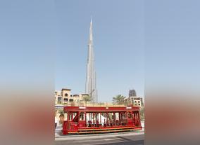Emaars world-class Dubai Trolley arrives to Downtown Dubai and is set to roll out soon