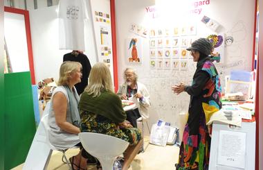 Cartoon creations on show at abu dhabi international book fair