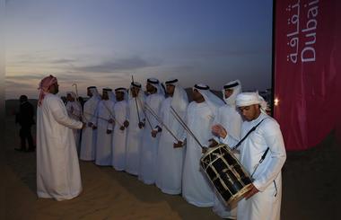 Her Highness Sheikha Latifa bint Mohammed attends third edition of Desert Stanzas 
