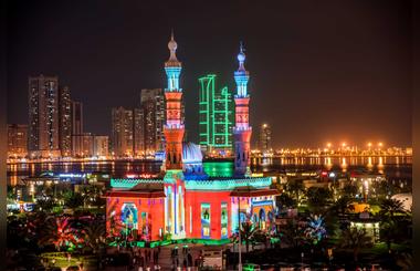 Al Majaz Amphitheatre adds new dazzle to Sharjah Light Festival 2015