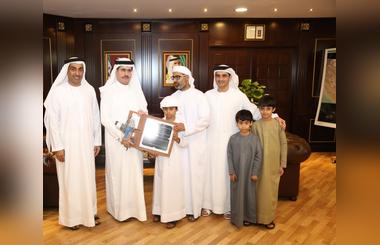 MD & CEO of DEWA honours young Emirati inventor Ali Blaisha Al Muhairi