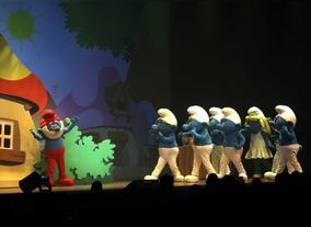 Blue is for bliss as Smurfs rally to save Spring during DSF
