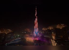 Dubai ushers in 2015 with worlds most-watched New Years Eve spectacle by Emaar in Downtown Dubai 