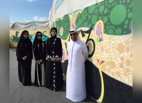 Dubai Culture promotes artistic contribution from the public to Rehlatna, the worlds longest graffiti wall 