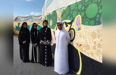 Dubai Culture promotes artistic contribution from the public to Rehlatna, the worlds longest graffiti wall 