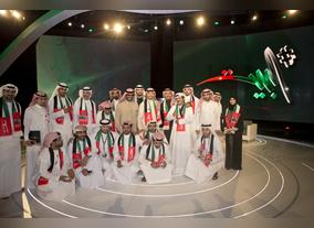 HH Sheikh Hamdan bin Mohammed bin Rashid bin Saeed Al Maktoum honours El Beit poetry show patriots on the UAEs 43rd National Day 