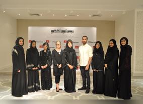 Judging Panel meets participants of The Sheikha Manal Art Exchange Program after their educational visit to Hong Kong
