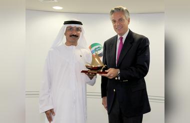 Sultan bin Sulayem Presents DP Worlds Experience and Global Role in Ports Industry to the Atlantic Council Leadership Delegation