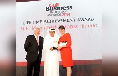 Alabbar wins Lifetime Achievement honour at Gulf Business Industry Awards 2014
