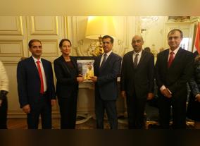 On the second day of Road To Paris Summit Vice Chairman of the DSCE meets French Minister of Ecology, Sustainable Development and Energy