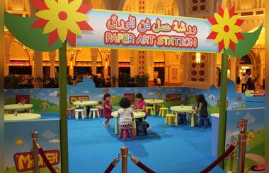 Paper turns into fine art at Modhesh Craftsville in The Dubai Mall