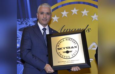 Oryx Rotana Doha is named as the Best Airport Hotel in the Middle East by international travelers at the 2014 World Airport Awards