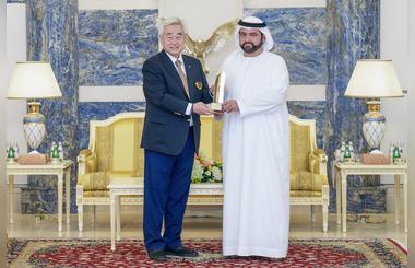 Mohammed bin Hamad Al Sharqi Receives the "Humanitarian Personality of the Year 2023" by the World Taekwondo Federation