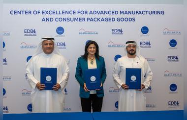 EDB, Sheraa and SCCI unveil first-of-its-kind Center of Excellence accelerating UAE’s advanced manufacturing and CPG capabilities