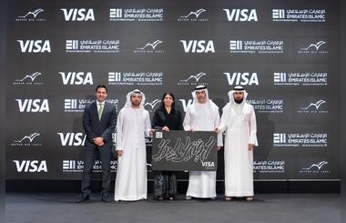 Renowned multifaceted artist Mattar bin Lahej lends creative touch to redesign the Emarati Visa Signature Credit Card as a work of art