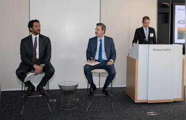 UAE's new economic model during his meeting with Chairman & CEO of Morgan Stanley