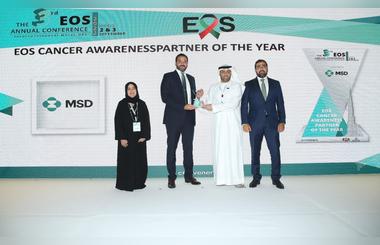 MSD Gulf Honored By Emirates Oncology Society For Its Outstanding Support Towards Cancer Patients In the UAE