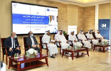 HBMSUs Chairman of Board of Governors meets with university learners and alumni in Hatta region