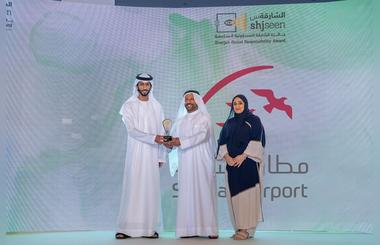Sharjah Airport Authority wins Sharjah Excellence Award for Sharjah Corporate Social Responsibility (CSR) for its leadership in community engagement