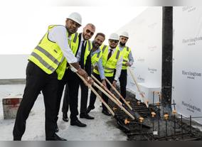   Ellington Properties recognizes topping out of Harrington House in JVC as per schedule 
