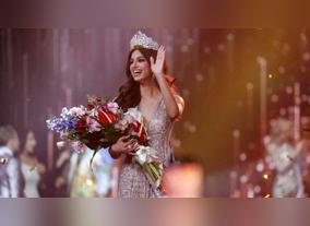 Harnaaz Sandhu , the third Indian Model to be crowned Miss Universe , after Sushmita Sen and Lara Dutta