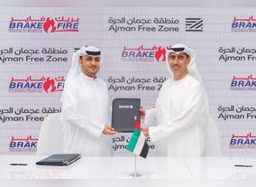 Ajman Free Zone signs strategic security and safety partnership with BrakeFire 
