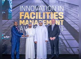 Client-Contractor Partnership Award won by ServeU and Emirates Post Group at Innovation Facilities Management Awards 2021 