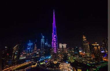  Coldplays Higher Power is higher than ever on the Burj Khalifa!