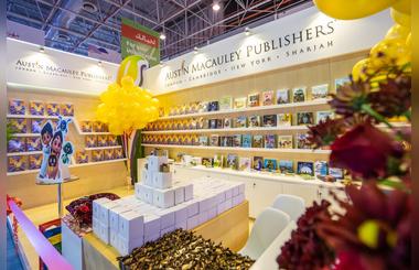 Austin Macauley Publishers introduced a sustainability-themed Expo 2020 Dubai Mascots Activity Book at the Sharjah Childrens Reading Festival (SCRF) 