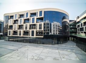 Mirdif Hills upcoming commercial hub Al Multaqa Avenue 95% complete