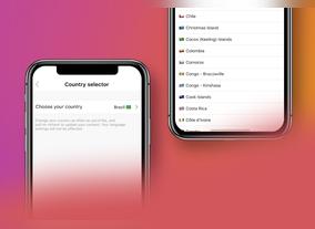 Never miss home again with Deezers Country Selector.