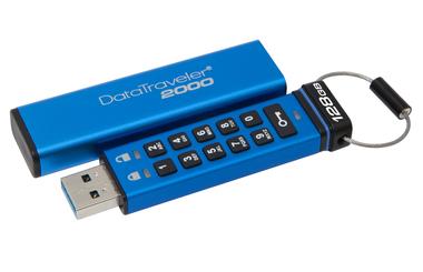 Kingston Digital Releases 128GB Capacity Addition to  DataTraveler 2000 Encrypted USB.