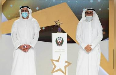 Saif Bin Zayed recognizes role of Mansoor Al Awar in success of Minister of Interiors Award for Excellence