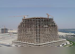 Azizi Developments Creek Views I reaches 45% construction