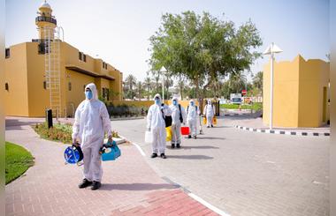 To Dubai Health Authority Imdaad Extends A Helping Hand By Providing Disinfection Services At Seniors Happiness Center 