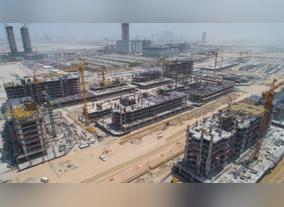 In MBR City Construction And Infrastructure Work At Azizi's Riviera Are Expedited