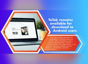 Regarding a Call for Cooperation with Apple and Google, ToTok Gives A Media Statement 