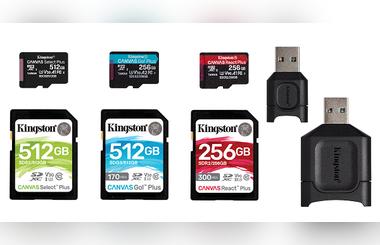 Refresh of Canvas Card Series and MobileLite Plus Readers Announced by Kingston Digital 