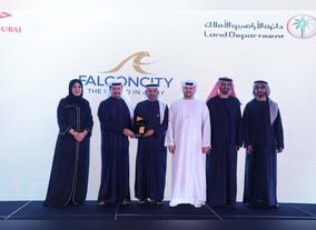 Dubai Land Department honored Falconcity of Wonders  for 2019 industry contributions