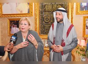 Her Excellency Frau Rosemarie Gundelbacher, Senior Member of CDU  and His Excellency Suhail Mohd. Al Zarooni, Guinness World Record Holder met Residence in Jumeirah, Dubai, United Arab Emirates.
