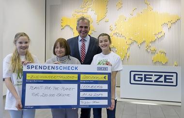 GEZE Donates 200,000 Trees 