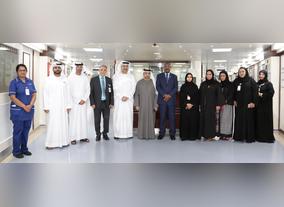 Delegation from Ministry of State for FNC Affairs Visits Children Receiving Cancer Treatment at Dubai Hospital