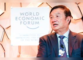 Huawei founder and CEO downplays the US ban at Davos 2020
