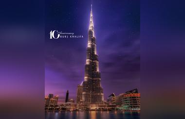 Burj Khalifa celebrates 10th anniversary on January 4, 2020 with beautiful light shows and surprises for visitors