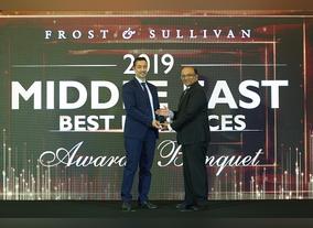 Frost & Sullivan Middle East Best Practices Awards title won by Enova for 2019 UAE Facility Management Services Customer Value Leadership Award