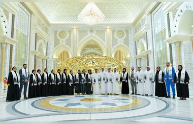 Ministry of State for Federal National Council Affairs Visits Qasr Al Watan to Celebrate UAE National Day
