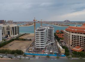 Construction progress of Mina, Azizis luxury development on Palm Jumeirah, hits 85%