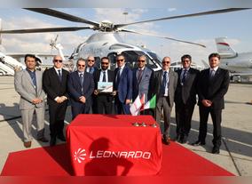 Leonardo: Falcon Aviation Services AW169 fleet leader sets 2,000FH milestone in operations for Total ABK in Abu Dhabi